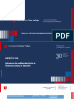 Sesión 6 - Medidas Estadísticas