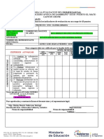 Evaluación proyecto primer parcial