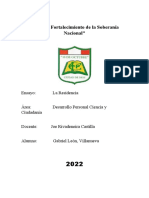 Año Del Fortalecimiento de La Soberanía Naciona Ensayo de DPCC Profe Joee