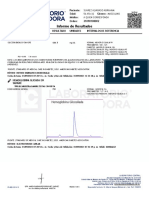 Resultados glucosa e HbA1c paciente Suárez