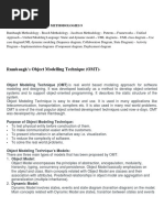 Rumbaugh's Object Modelling Technique (OMT) - : Unit Ii Object Oriented Methodologies 9