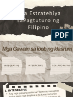 Mga Estratehiya Sa Pagtuturo NG Filipino