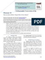 An Analysis of The Orthographic Conversion of The Phoneme /S