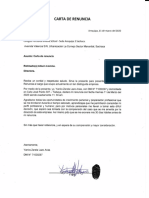 Carta de Renuncia Adjuntando Firma