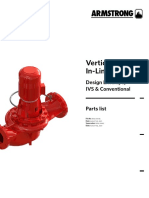 Vertical In-Line Pump: Design Envelope, IVS & Conventional Parts List