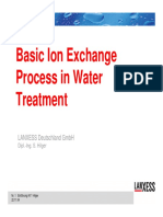 Basic Ion Exchange Proceses in Water Treatment (C)