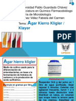 Microbiologia Agar Hierro Kligler
