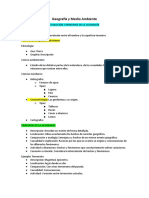 Geografía y Medio Ambiente