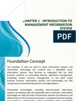 Chapter 1 - Introduction To MIS