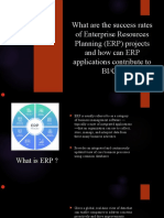 What Are The Success Rates of Enterprise Resources Planning (ERP) Projects and How Can ERP Applications Contribute To BI/CI?