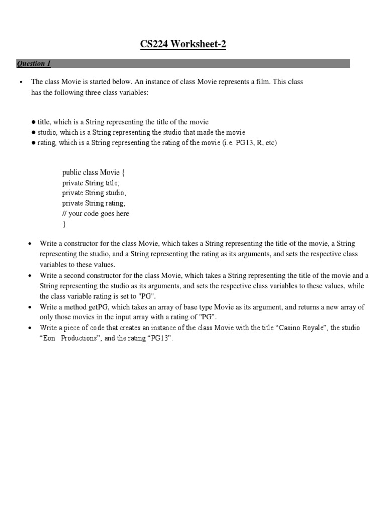 Java Lab Worksheet-2 | PDF | Method (Computer Programming) | Programming