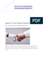 Industry 5.0: Top 3 Things You Need To Know