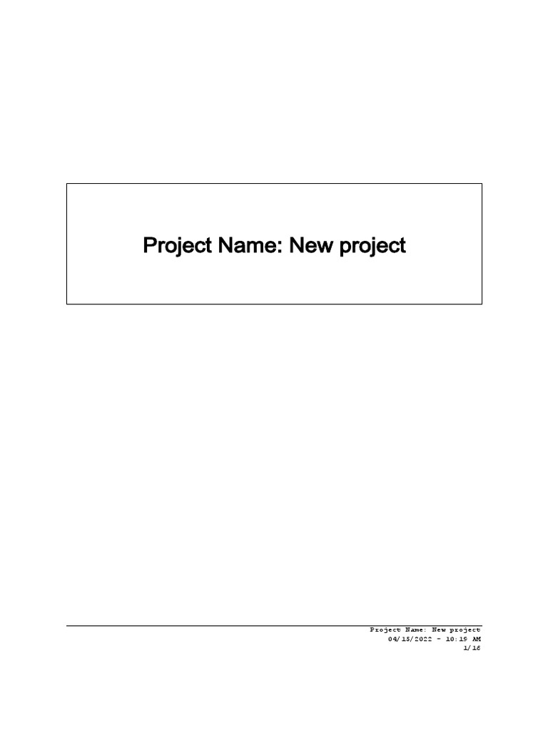 New Project Hardware & Software Configurations | PDF | Data ...