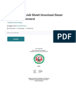 Daftar Tilik & Job Sheet Imunisasi Dasar Lengkap-Dikonversi - PDF