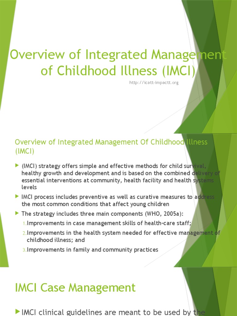 Integrated Management of Childhood Illness ( | PDF