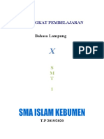 Perangkat Pembelajaran Bahasa Lampung Kelas Xii