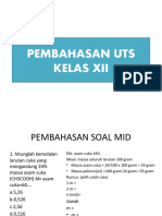 Pembahasan Uts Kelas Xii