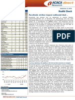 Health Check Health Check: Aurobindo Strikes Largest Outbound Deal