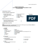 Form Pendaftaran Dan Penilaian Chsems