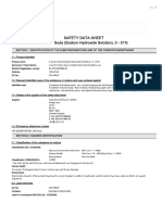 Safety Data Sheet Caustic Soda (Sodium Hydroxide Solution), 5 - 51%
