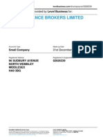 CCR INSURANCE BROKERS LIMITED  | Company accounts from Level Business