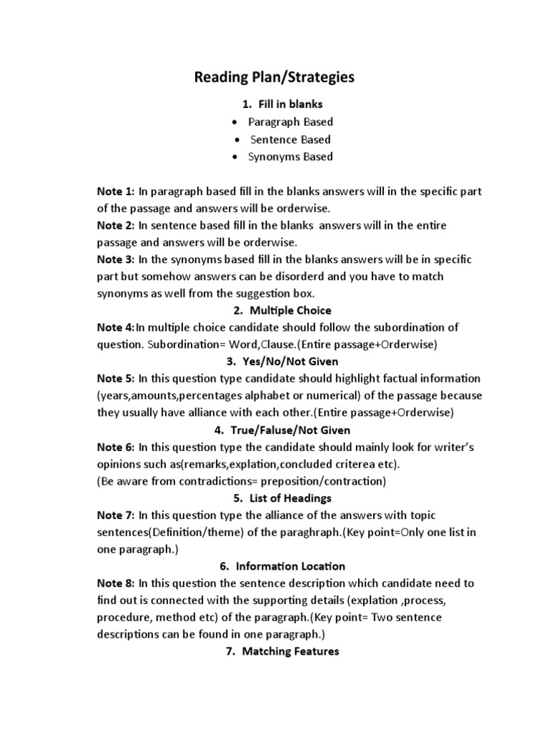 Reading plan pdf