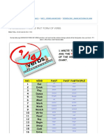 2P Tutorizacion 1 - Simple Past Form of Verbs