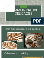 Cooking Native Delicacies