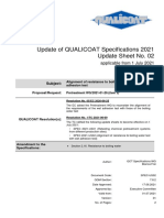 US02 SPEC 2021 Alignment of Resistance To Boiling Water Test With Wet Adhesion Test