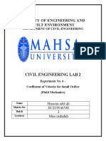Civil Engineering Lab 2: Faculty of Engineering and Built Environment