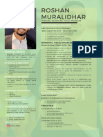 Roshan Muralidhar Manager Marketing Visual Enhancer Resume