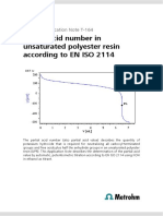 Partial Acid Number in Unsaturated Polyester Resin According To EN ISO 2114