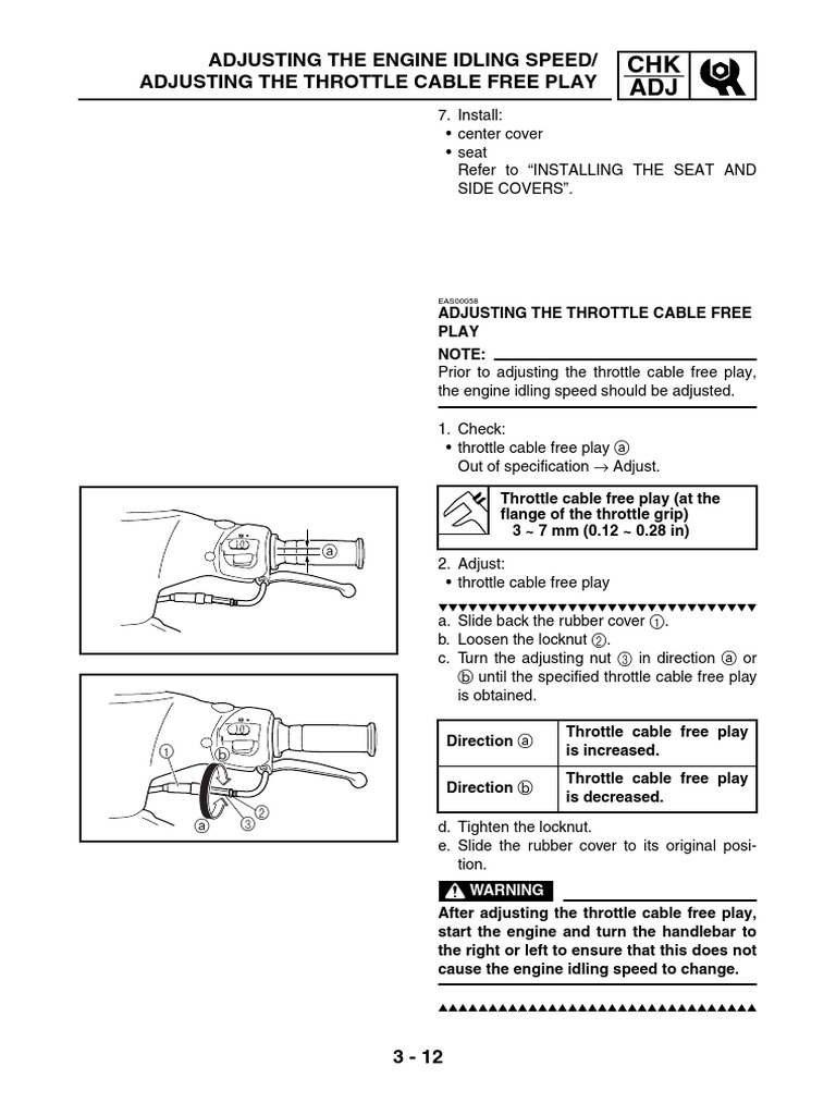 YAMAHA MIO THROTTLE CABLE FREE PLAY PDF Throttle Vehicle Technology
