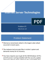 Internet Server Technologies - P7 - 6P