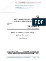 Textiles - Quantitative Chemical Analysis - Multinary Fiber Mixtures