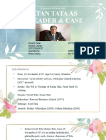 Ratan Tata As A Leader & Case Study