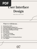 #9 - User Centered Design