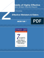 7 Habits of Highly Effective: Christians, Ministers, Elders and Deacons
