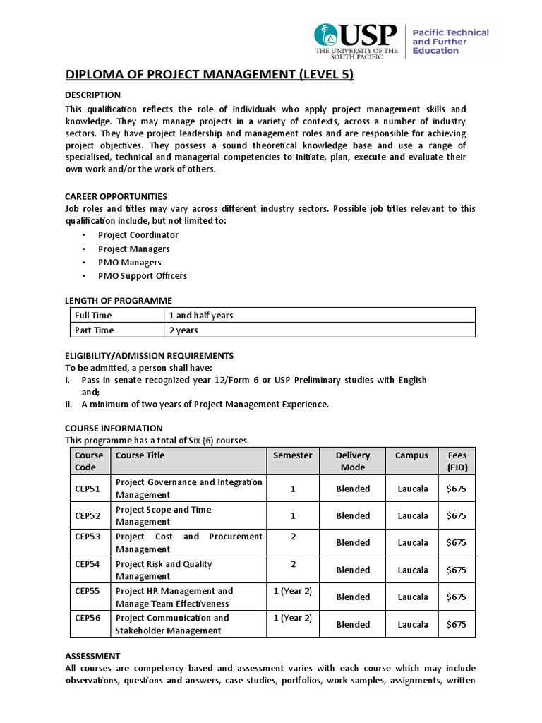 Level 5 Diploma in Project Management | PDF | Cognition | Learning