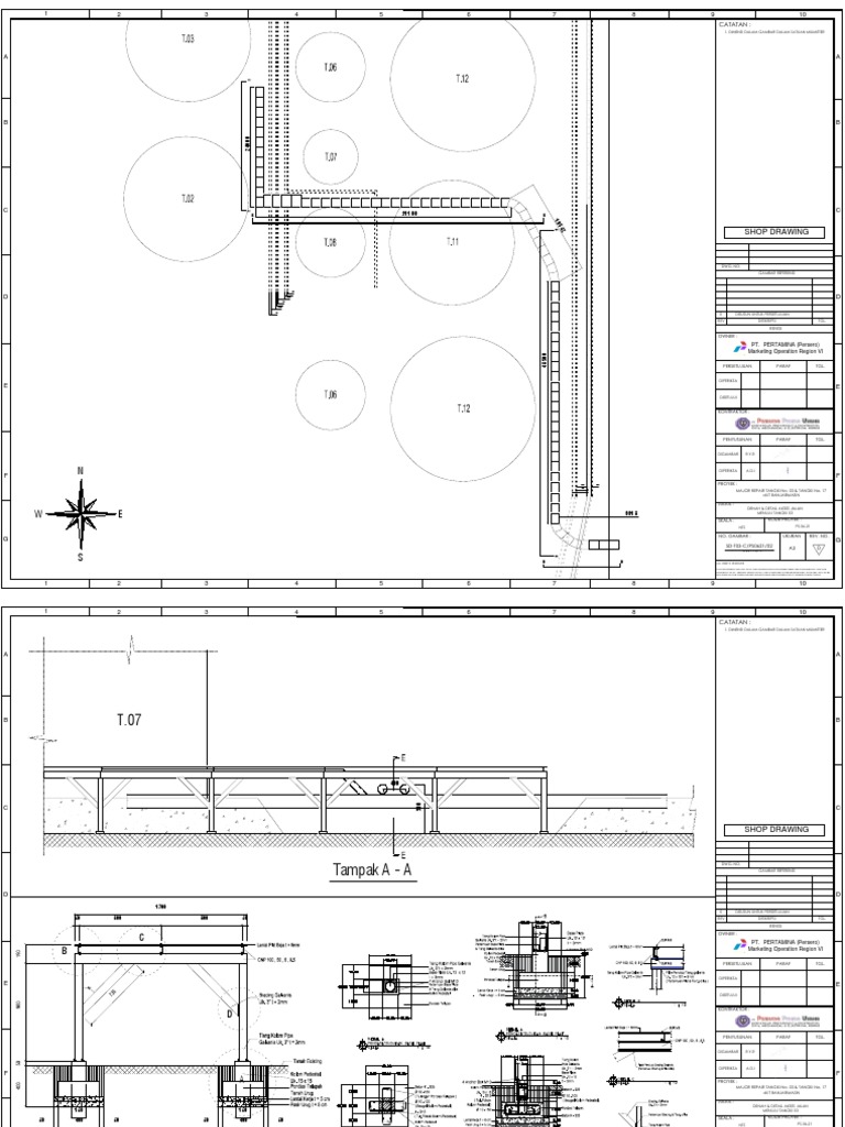 Dwg Denah Detail Akses Jalan Pdf