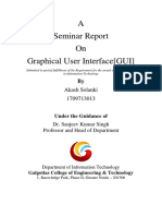 Seminar Report GUI