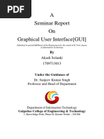 Seminar Report GUI