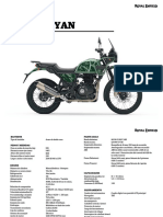 Himalayan Specifications Spanish