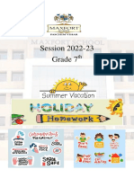Session 2022-23 Grade 7