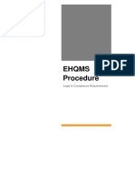 EHQMS Compliance Obligation Procedure Sample