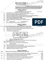 Past Paper 2019 Federal Board Inter Part I Biology Group (II) Subjective English Medium