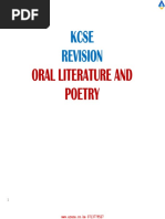 Oral Literature