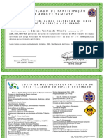 Certificado Instrutor de NR 33 - Ederson