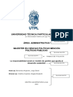 Formato para Presentación de Tesis de Maestría