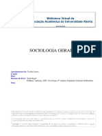 41065 - Sociologia Geral I - (Apontamentos) Jorge Loureiro